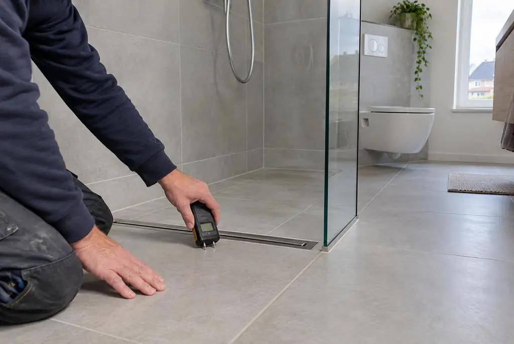 Lekdetectie Den Helder – badkamer in een nieuwbouwwoning