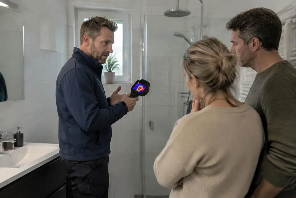 Lekdetectie Den Helder – specialist legt bevindingen uit aan bewoner